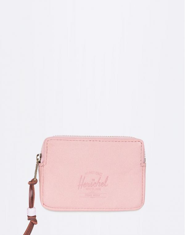 Peněženka Herschel Supply Oxford Pouch Leather RFID Ash Rose Leather