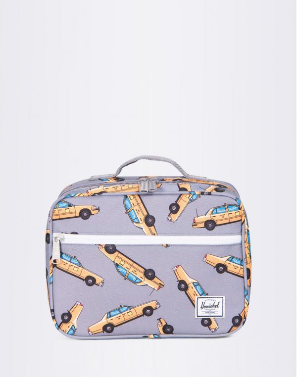 Herschel Supply Pop Quiz Lunchbox Grey Taxi