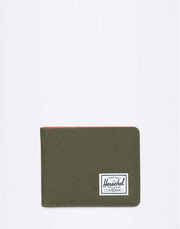 Peněženka Herschel Supply Roy RFID Forest Night/Vermillion Orange