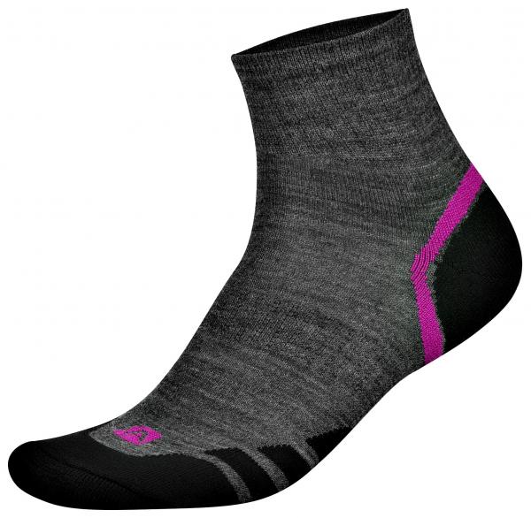 ALPINE PRO GENTIN RŮŽOVÁ / FIALOVÁ Unisex Ponožky M