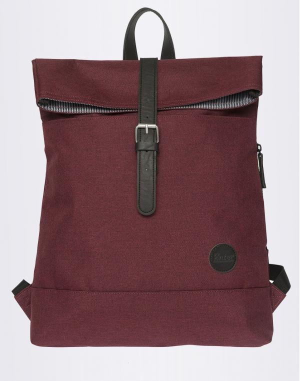 Enter Fold Top Melange Wine Red