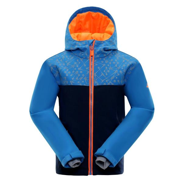 ALPINE PRO TAKHO 2 INS. MODRÁ / TYRKYSOVĚ MODRÁ Dětská Bunda 92-98