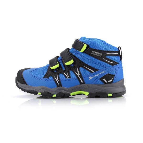 ALPINE PRO TYROLL KIDS` PTX MODRÁ / TYRKYSOVĚ MODRÁ DĚTSKÁ OBUV OUTDOOR 32