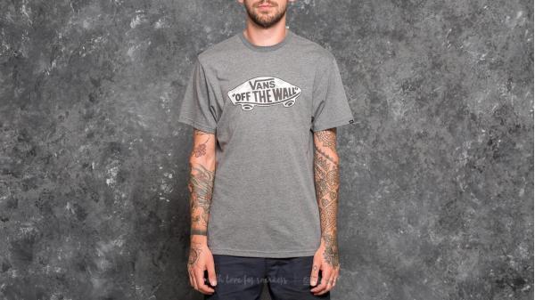 Vans Off The Wall Logo Fill Tee Heather Grey-White Camo