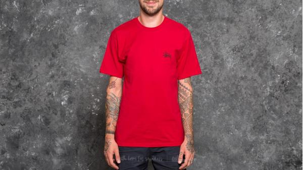 Stüssy Basic Tee Dark Red