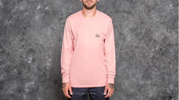 Stüssy Basic Longsleeve Tee Dusty Rose