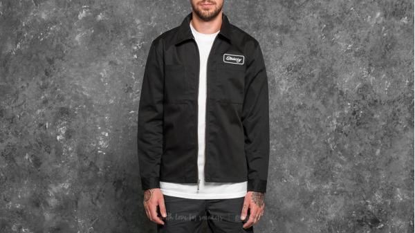 Stüssy Full Zip Work Longsleeve Shirt Black
