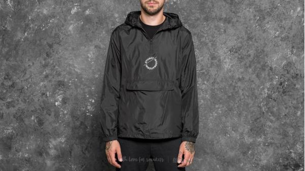 Stüssy Nylon Pop Over Jacket Black