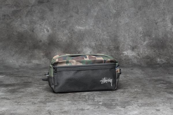 Stüssy Stock Side Bag Woodland Camo