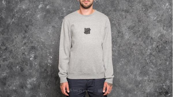 Undefeated Center Strike Crew Grey Heather