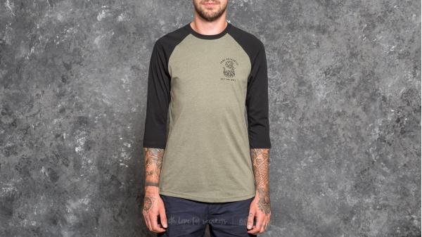 Vans Rattlesnake Hill Raglan Tee Olive Heather/ Black