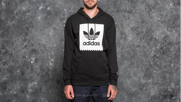 adidas Blackbird Solid Hoodie Black/ White