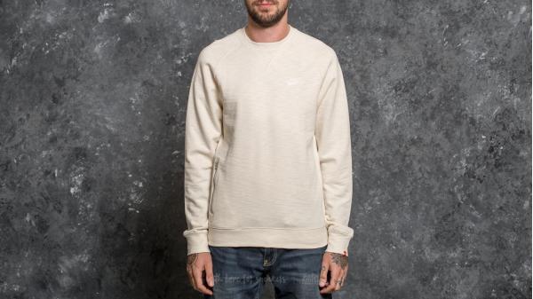 Nike Sportswear Legacy Fitted Crew Light Orewood Brown/ Heather/ Sail