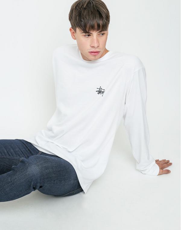 Logo tee Stussy Basic WHITE