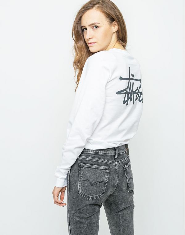 Logo tee Stussy Basic White