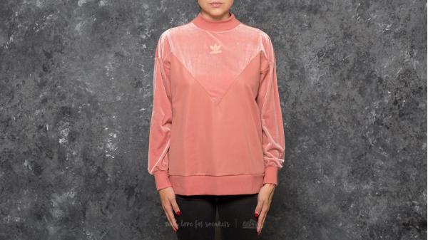 adidas Velvet Vibes Boyfriend Crew Raw Pink