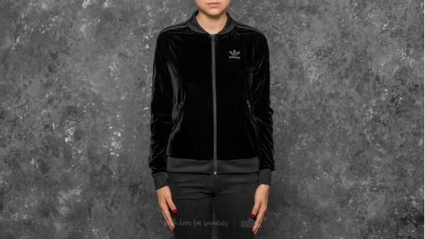 adidas Velvet Vibes Superstar Track Jacket Black
