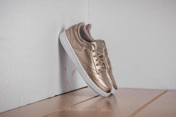 Reebok Club C 85 Melted Metal Pearl Met-Grey Gold/ White
