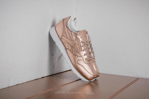 Reebok Classic Leather Melted Metal Pearl Met-Peach/ White
